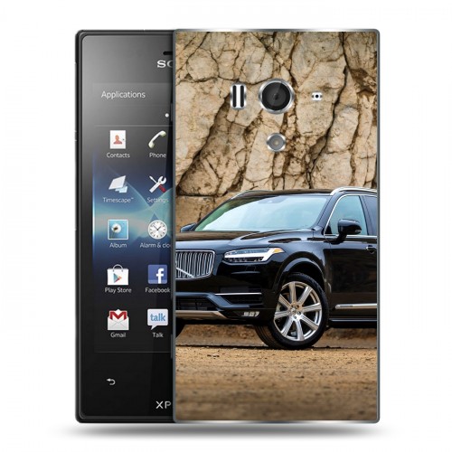 Дизайнерский пластиковый чехол для Sony Xperia acro S Volvo