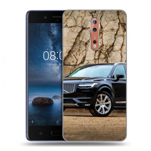 Дизайнерский пластиковый чехол для Nokia 8 Volvo