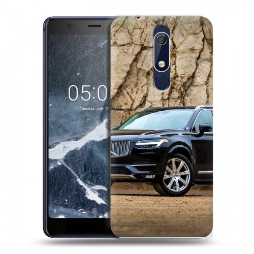 Дизайнерский пластиковый чехол для Nokia 5.1 Volvo