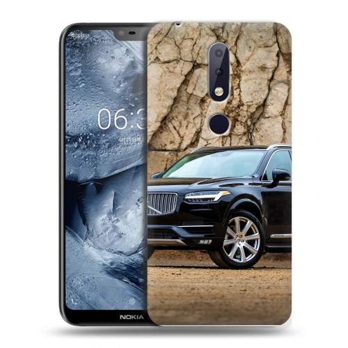 Дизайнерский пластиковый чехол для Nokia 6.1 Plus Volvo