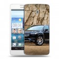 Дизайнерский пластиковый чехол для Huawei Ascend D2 Volvo