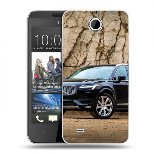 Дизайнерский пластиковый чехол для HTC Desire 300 Volvo