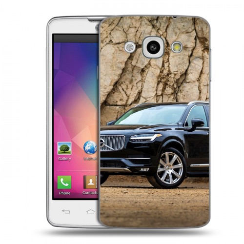 Дизайнерский пластиковый чехол для LG L60 Volvo