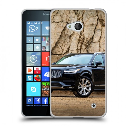 Дизайнерский пластиковый чехол для Microsoft Lumia 640 Volvo