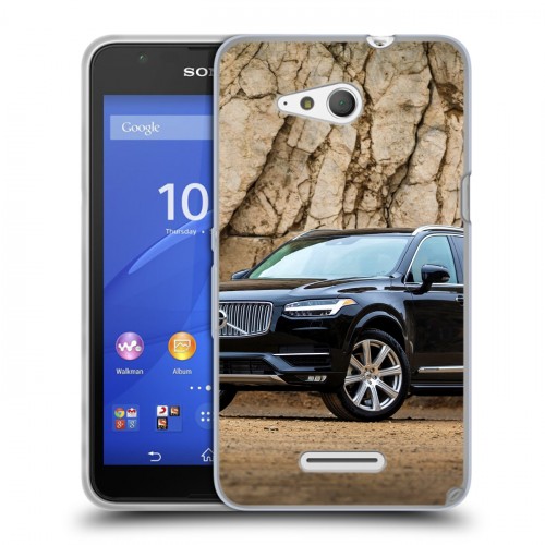 Дизайнерский пластиковый чехол для Sony Xperia E4g Volvo