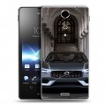 Дизайнерский пластиковый чехол для Sony Xperia TX Volvo