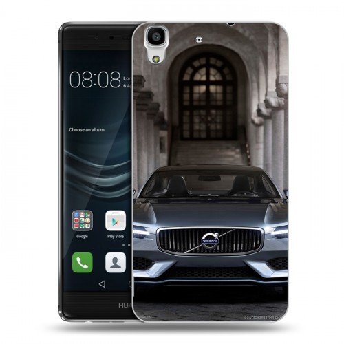 Дизайнерский пластиковый чехол для Huawei Y6II Volvo