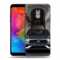 Дизайнерский пластиковый чехол для LG Q7 Volvo