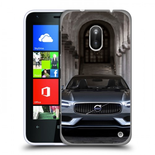 Дизайнерский пластиковый чехол для Nokia Lumia 620 Volvo