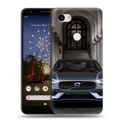 Дизайнерский пластиковый чехол для Google Pixel 3a XL Volvo