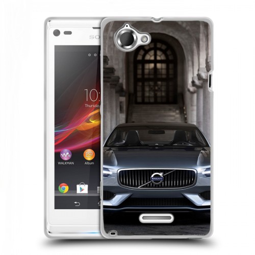 Дизайнерский пластиковый чехол для Sony Xperia L Volvo