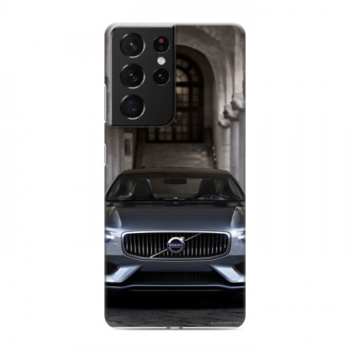Дизайнерский пластиковый чехол для Samsung Galaxy S21 Ultra Volvo