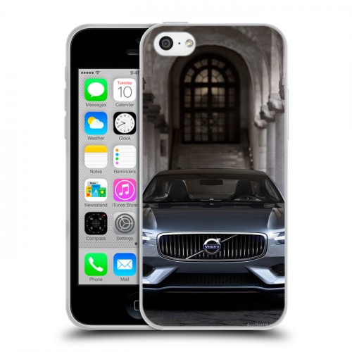 Дизайнерский пластиковый чехол для Iphone 5c Volvo