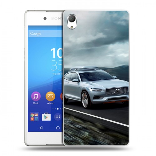 Дизайнерский пластиковый чехол для Sony Xperia Z3+ Volvo