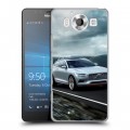 Дизайнерский пластиковый чехол для Microsoft Lumia 950 Volvo