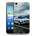 Дизайнерский пластиковый чехол для Huawei Y6 Volvo