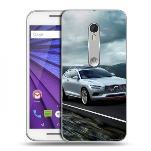 Дизайнерский пластиковый чехол для Lenovo Moto G Volvo