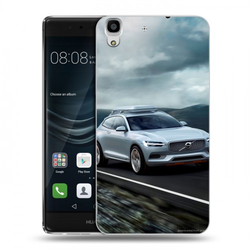 Дизайнерский пластиковый чехол для Huawei Y6II Volvo