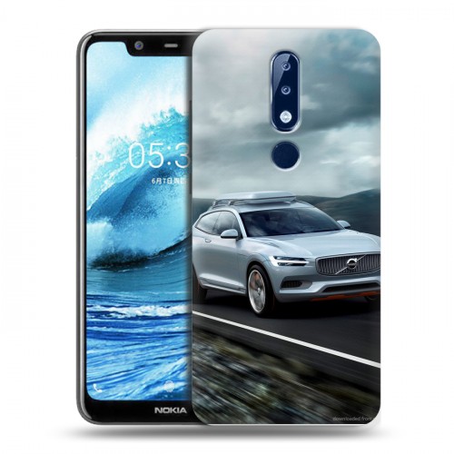 Дизайнерский силиконовый чехол для Nokia 5.1 Plus Volvo