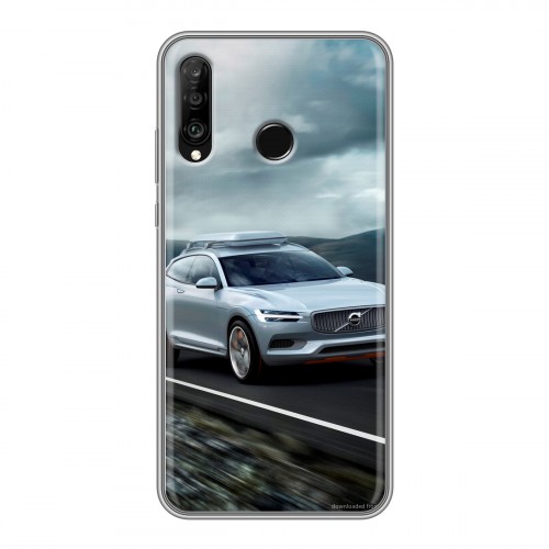 Дизайнерский силиконовый чехол для Huawei P30 Lite Volvo