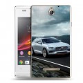 Дизайнерский пластиковый чехол для Sony Xperia E Volvo