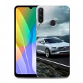 Дизайнерский пластиковый чехол для Huawei Y6p Volvo