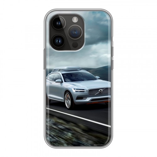 Дизайнерский силиконовый чехол для Iphone 14 Pro Volvo