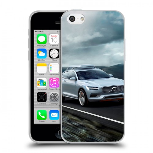 Дизайнерский пластиковый чехол для Iphone 5c Volvo