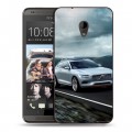 Дизайнерский пластиковый чехол для HTC Desire 700 Volvo