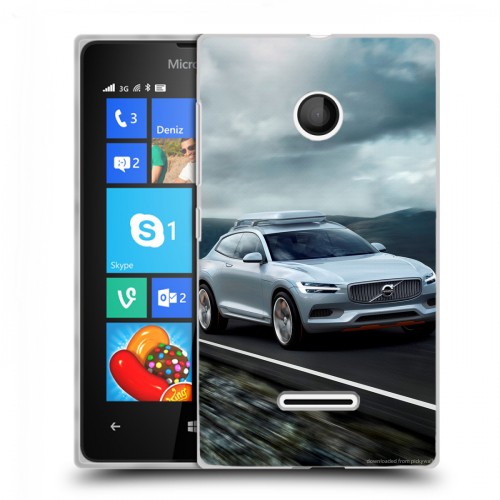 Дизайнерский пластиковый чехол для Microsoft Lumia 435 Volvo