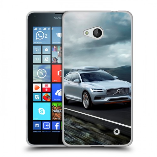 Дизайнерский пластиковый чехол для Microsoft Lumia 640 Volvo