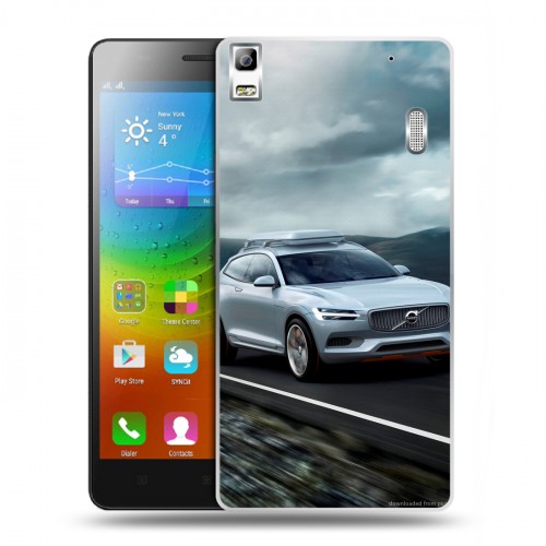 Дизайнерский пластиковый чехол для Lenovo A7000 Volvo