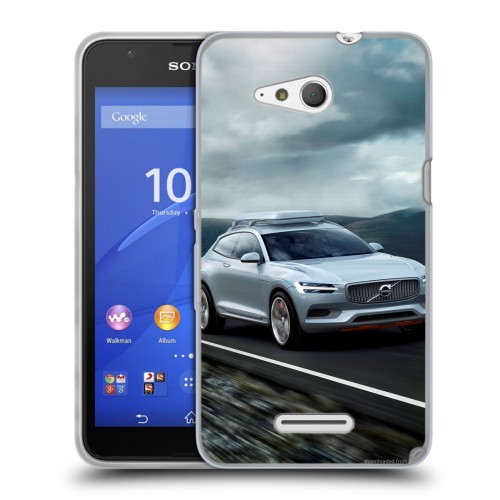 Дизайнерский пластиковый чехол для Sony Xperia E4g Volvo