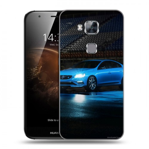 Дизайнерский пластиковый чехол для Huawei G8 Volvo