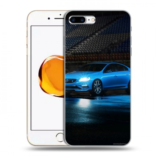 Дизайнерский пластиковый чехол для Iphone 7 Plus / 8 Plus Volvo