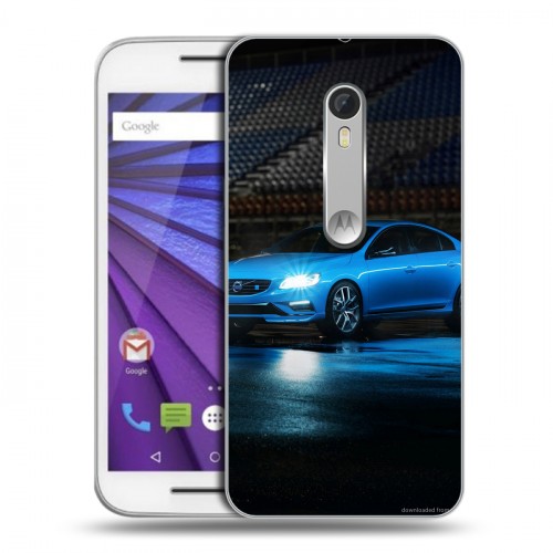 Дизайнерский пластиковый чехол для Lenovo Moto G Volvo