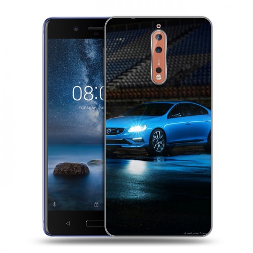 Дизайнерский пластиковый чехол для Nokia 8 Volvo