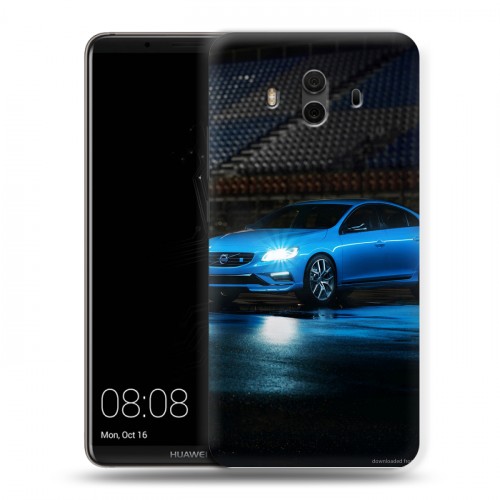 Дизайнерский пластиковый чехол для Huawei Mate 10 Volvo