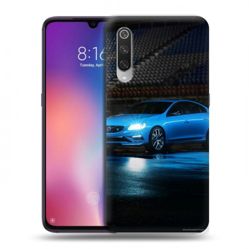 Дизайнерский силиконовый с усиленными углами чехол для Xiaomi Mi9 Volvo