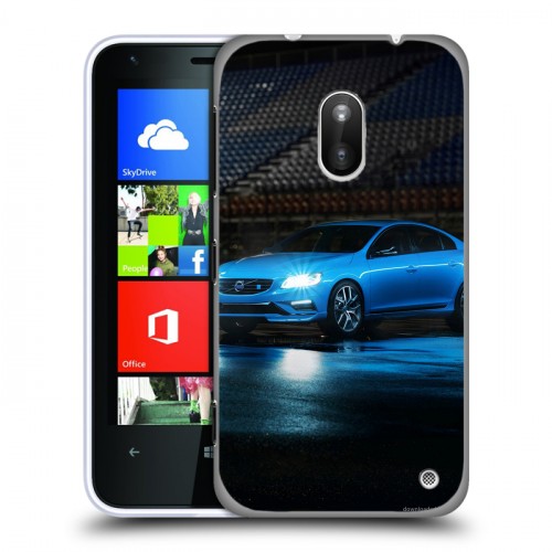 Дизайнерский пластиковый чехол для Nokia Lumia 620 Volvo