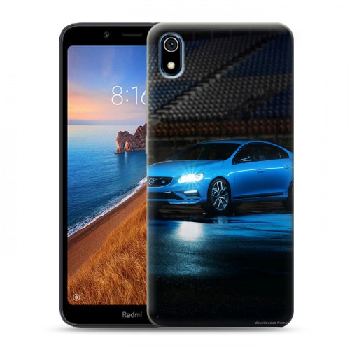 Дизайнерский силиконовый чехол для Xiaomi RedMi 7A Volvo