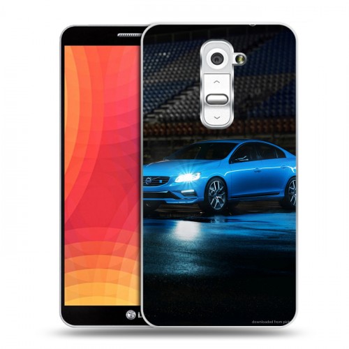 Дизайнерский пластиковый чехол для LG Optimus G2 Volvo