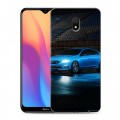 Дизайнерский силиконовый с усиленными углами чехол для Xiaomi RedMi 8A Volvo