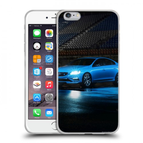 Дизайнерский силиконовый чехол для Iphone 6 Plus/6s Plus Volvo