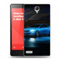 Дизайнерский силиконовый чехол для Xiaomi RedMi Note Volvo