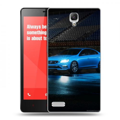 Дизайнерский силиконовый чехол для Xiaomi RedMi Note Volvo