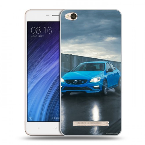 Дизайнерский силиконовый чехол для Xiaomi RedMi 4A Volvo