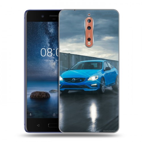 Дизайнерский пластиковый чехол для Nokia 8 Volvo