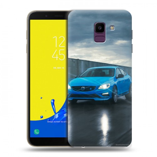 Дизайнерский пластиковый чехол для Samsung Galaxy J6 Volvo