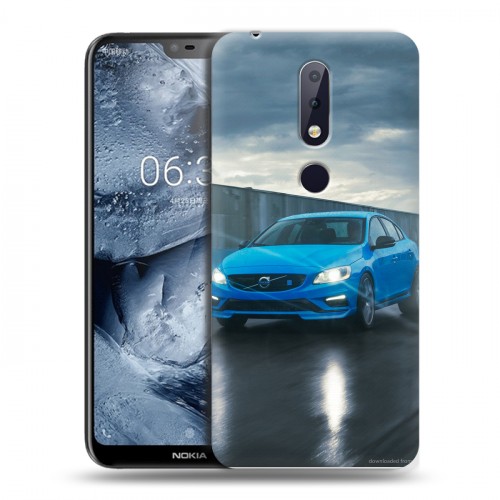 Дизайнерский пластиковый чехол для Nokia 6.1 Plus Volvo